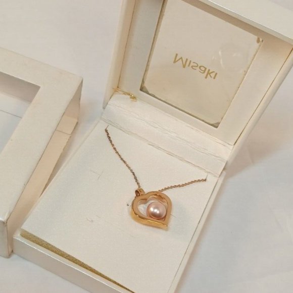 MISAKI NECKLACE Heart Shaped -NEW- Box Shipping with Tracking! - Picture 13 of 14